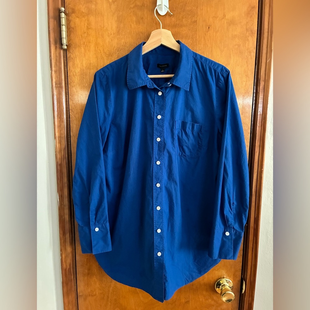 Talbots Boyfriend Shirt Button Up